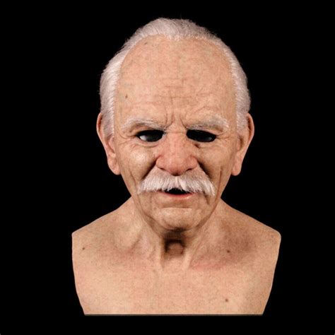 old man latex mask